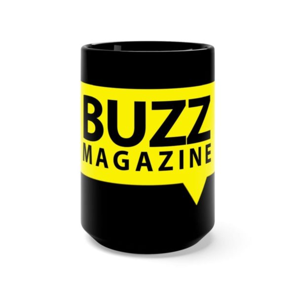 Buzz Magazine Black Mug 15oz