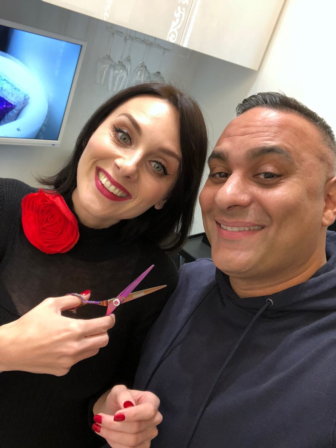 Yana Tammah & Russell Peters (comedian)