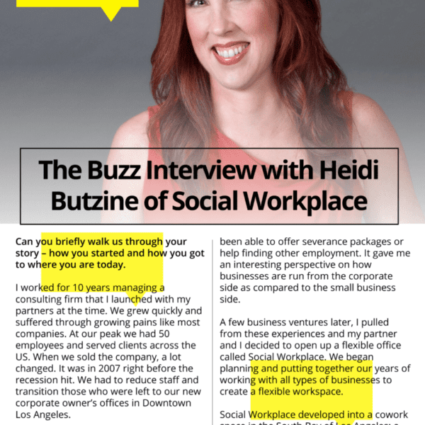 PDF "Tear Sheet" of Your Interview