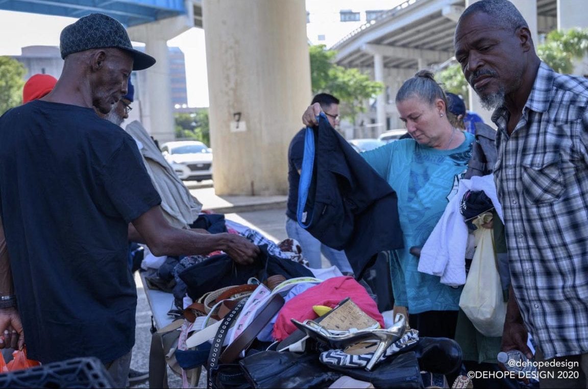D Franquez of The Miami Give Back - clothes